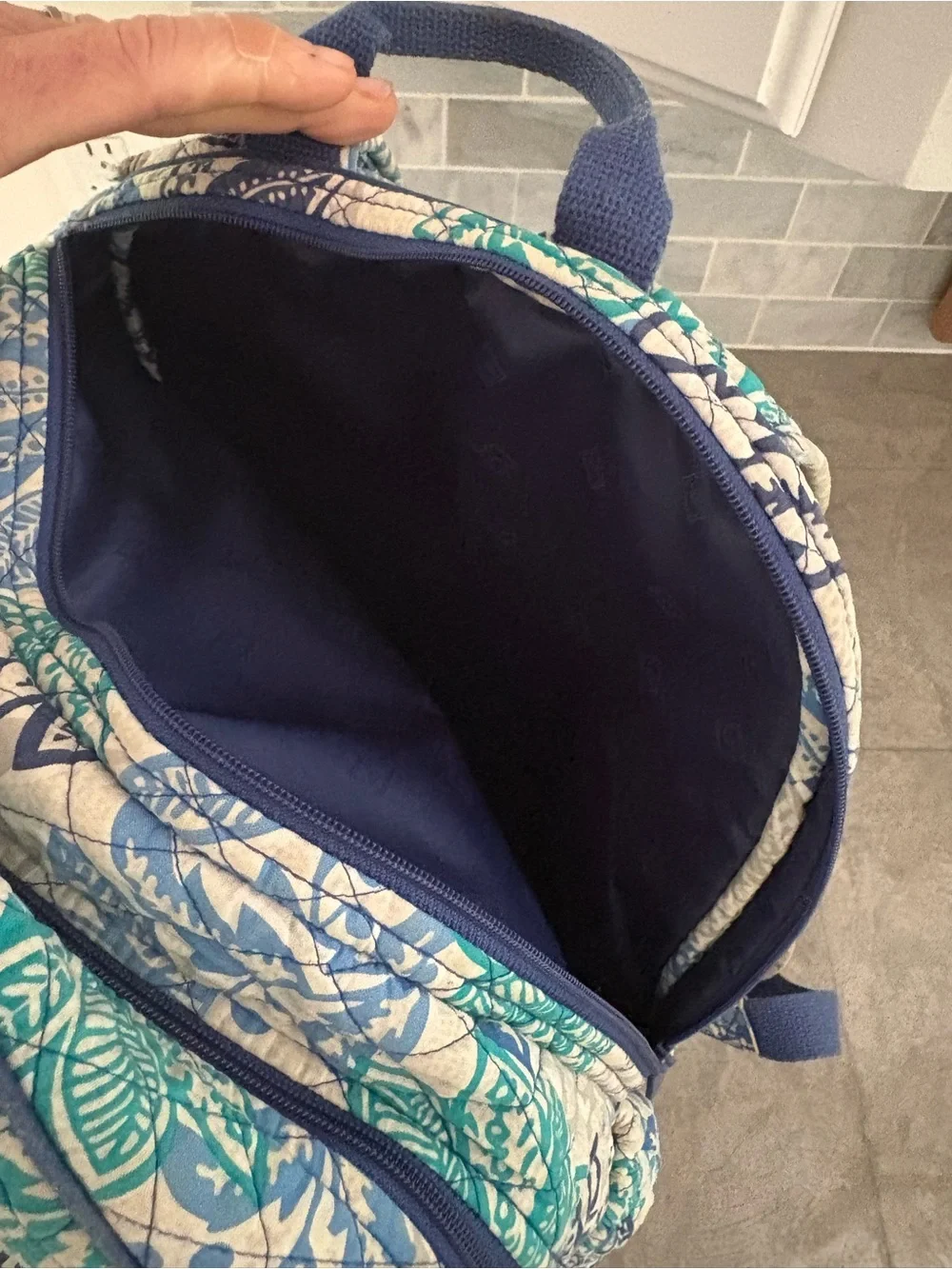 Vera Bradley Campus Tech Backpack Santiago 18198-G57 Retired